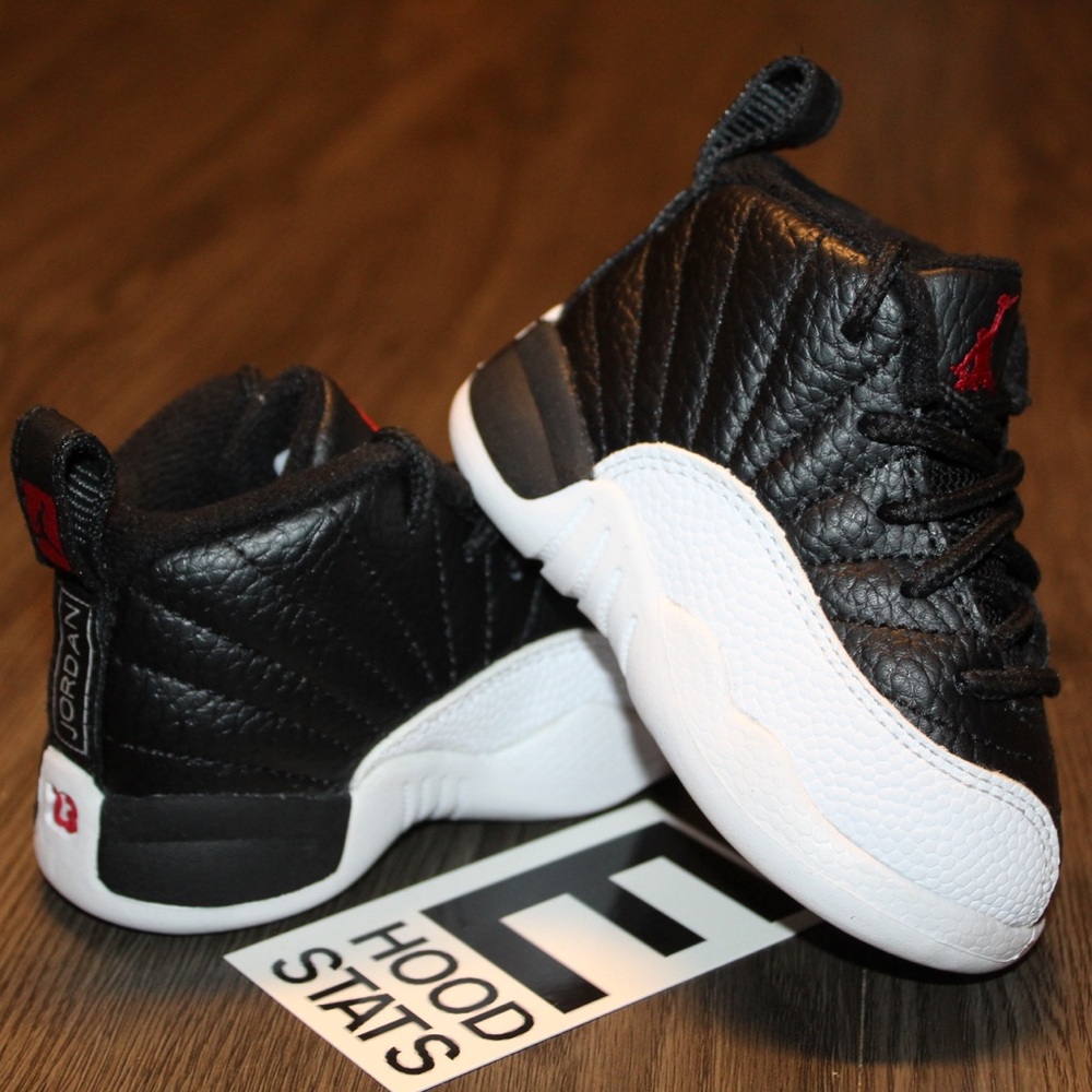 Air Jordan 12 Retro Playoffs Infant Size 4c Sneakers - Picture 5 of 13